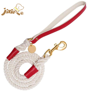 Conjunto de Correa y collar de nailon para perro, stock mayorista, fabricante hecho a mano reciclado, accesorios de cuerda trenzada para mascotas de lujo ecológico - Product Image 2