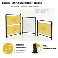 Clôture de Sécurité Haute Performance pour Atelier, en Fil d'Acier à Faible Teneur en Carbone, Soudée sur Mesure, Garde-corps Métallique d'Isolation, Séparation de Zones Industrielles, Antirouille