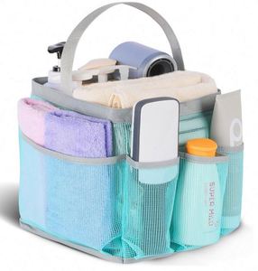 Échantillon Gratuit : Sac de Douche Portable Grande Capacité pour Dortoir Universitaire et Voyage, avec Base en Maille à Séchage Rapide, Sac de Toilette Suspendu - Product Image 1