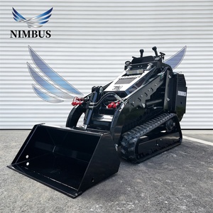 รถตักล้อยางแบบปรับระดับอัตโนมัติ <span class=keywords><strong>NIMBUS</strong></span> CE Approved Standard พร้อมถังแบบปรับระดับได้ เหมาะสำหรับงานก่อสร้าง - Product Image 1