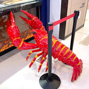 รูปปั้นปูตกแต่งผนังรูปปั้นทำจากไฟเบอร์กลาสเป็นมิตรต่อสิ่งแวดล้อม - Product Image 3