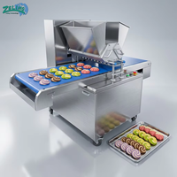 Nouvelle machine à fabriquer des biscuits bicolores ZL-CO400D, PLC Servo 110V/220V, buse personnalisable, équipement de boulangerie commercial