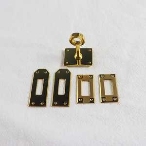 Kelly Style Five Piece Bag <b>Lock</b> Set Gold Stainless Steel Durable Hardware Accessories for Women's Handbags - Product Image 1