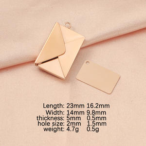 Collier avec pendentif personnalisé <span class=keywords><strong>en</strong></span> forme de lettres, pendentif <span class=keywords><strong>en</strong></span> acier inoxydable, pendentif <span class=keywords><strong>en</strong></span> forme de lettre d'amour - Product Image 6