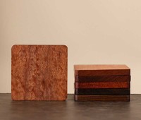 Sous-verre en bambou écologique pour tasses à thé – Fournisseur en gros pour l'isolation thermique – Outil de service pour le commerce de détail et les cadeaux