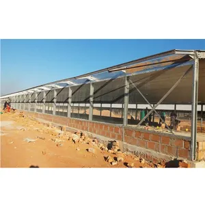 Chicken farm building cheap metallic chicken broiler coops house