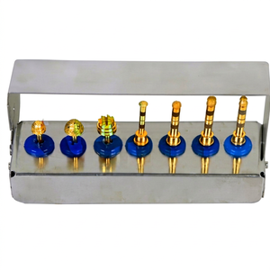 OMI Healthcare Supply - Fresa de Acero Inoxidable Dorado Diamantado con Certificación CE de Alta Calidad para Abordaje Lateral, Forma Ósea Dental - Product Image 1