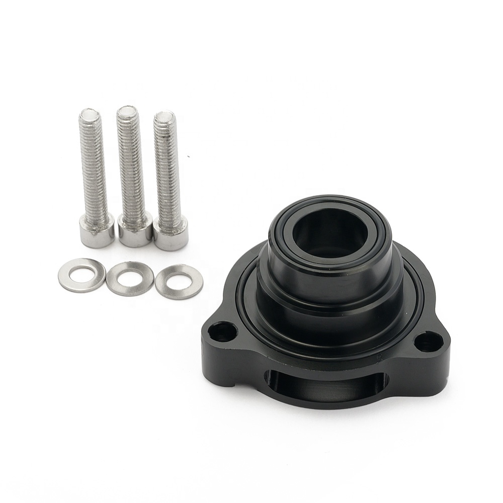 Turbo Bypass Valve Adapter For VW Golf GTI MK7 & Audi A3 - Billet Aluminum EPBOV1099-BK