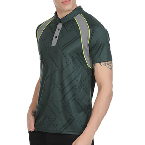 เสื้อโปโลผู้ชายแบบสวมใส่สบาย ตัดเย็บตามสั่ง ผ้าฝ้ายถัก 100% แขนสั้น พิมพ์ลายแบบซับลิเมชั่น ไซส์ใหญ่พิเศษ - Product Image 5