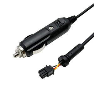 Adaptador para Encendedor de Cigarrillos 12V 24V, Cable de PVC Negro, Conector SIMM Automotriz, Montaje Estándar - Product Image 3