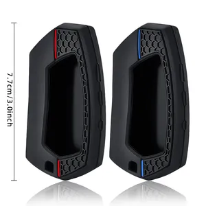 Étui de protection en silicone souple de qualité supérieure pour clé de voiture <span class=keywords><strong>Pandora</strong></span> DXL4950 DX-90 D010 DX 90 91 6X 9X 90B 90BT 90L 42 Moto Russie 2 voies LCD - Product Image 5