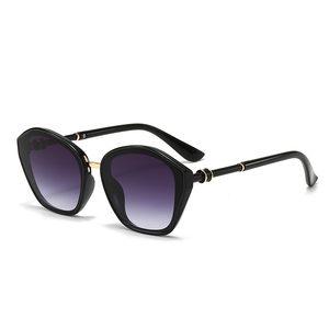 Wholesale Custom Logo Fashion Trendy Unisex <b>Sunglasses</b> with PC Frame and UV400 Protection 10 Colors Available - Product Image 2