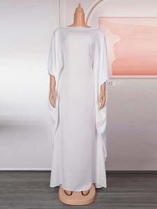 فساتين سهرة طويلة لحفلات الزفاف والخطوبة، عبايات دبي أفريقية للمسلمات، بوبو فضفاض 2023، أزياء نسائية إسلامية خريفية، فساتين سهرة - Product Image 5