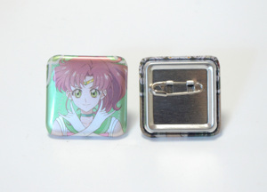 Badges carrés 30x30mm Anime, Boutons Anime, Badges de dessin animé, Badges Manga, Badges <span class=keywords><strong>Otaku</strong></span> – Vente directe usine pour le marché japonais - Product Image 3
