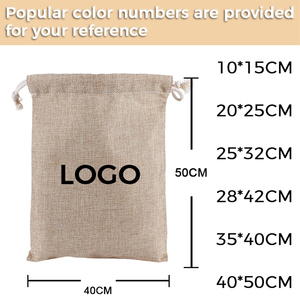 Bolsa de Algodón y Lino Personalizada con Cordón para Regalos, Almacenamiento de Pelucas, Joyería de Lujo, Cosméticos, Bolsa Protectora Promocional - Product Image 3