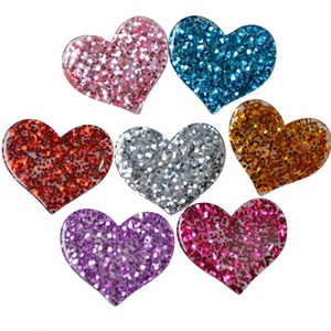 Diseño Ecológico, Adornos de Resina sin Purpurina con Forma de Corazón Pintado, Dijes de <span class=keywords><strong>Estrella</strong></span> para Slime, para el Día de San Valentín - Product Image 6