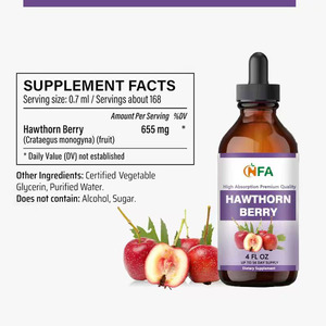 Suplemento Líquido de Espino Blanco de Primera Calidad para Adultos, Bebida para el Apoyo de la Salud del Corazón, Gotas Líquidas de Espino Blanco - Product Image 6