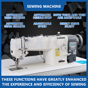 Industrial Sewing <b>Machine</b> Leather <b>Fabric</b> Sewing <b>Machine</b> Fully Automatic Sewing <b>Machine</b> Automatic <b>Cutting</b> Speed Adjustable - Product Image 3