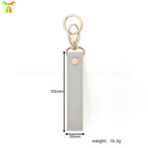 PU Leather Wrist Keychain Minimalist Keychain Durable Long <b>Key</b> <b>Ring</b> Portable Anti-Loss <b>Key</b> Holder Holiday Gift - Product Image 4