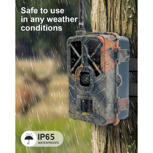 Caméra de chasse 4G LTE 30MP 4K Vision nocturne LED IR 940nm Camouflage Étanche IP65 Alimentée par Tuya - Product Image 4