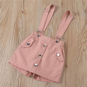 Ensembles de vêtements pour tout-petits, haut tricoté avec manches en dentelle et salopette, 2 pièces, vêtements d'été pour filles de 2 à 7 ans - Product Image 6
