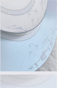 Bol de service carré en porcelaine avec couvercle, motif végétal chinois traditionnel bleu et blanc, compatible micro-ondes et lave-vaisselle, ensembles - Product Image 5