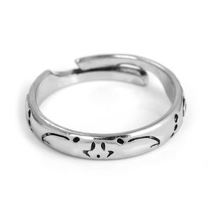 Anillos Ajustables de Anime, Anillo del Personaje Ryomen <span class=keywords><strong>Sukuna</strong></span>, Anillo de Aleación con Grabado de Dibujos Animados para <span class=keywords><strong>Cosplay</strong></span> - Product Image 3
