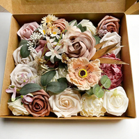 Bunga buatan desain Floral elegan untuk dekorasi rumah untuk hadiah Halloween & Paskah hari ayah wisuda