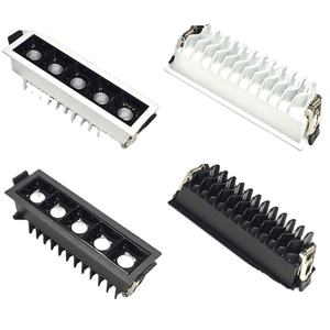 Nueva llegada diseño moderno 9W 12W 15W Cob empotrado LED aluminio Downlights parrilla Luz de techo para Hotel IP44 clasificado - Product Image 1