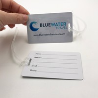 Étiquette de bagage en plastique imperméable à impression numérique, marqueur de valise couleur vive, étiquette de sac de voyage pour cadeaux d'entreprise
