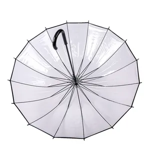 Di piccole dimensioni di alta qualità OEM design del cliente dritto, leggero bordo riflettente di sicurezza per bambini ombrelli/
