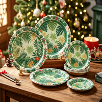 Assiettes en papier jetables colorées personnalisées de 7 pouces pour fêtes d'enfants, peinture, anniversaires, fournitures de plateau – Vente en gros