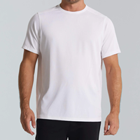 T-shirts pour hommes en Spandex et Polyester, Vente en gros, Lots en gros, T-shirts de sport pour hommes, Fit, Alibaba
