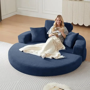 Nouveau canapé-lit extensible moderne et écologique 2026 pour salon et hôtel, emballé plat, portable, livraison facile - Product Image 4