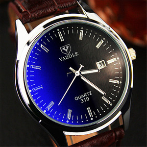 Yazole Z 310 orologio da polso dal Design unico impermeabile <span class=keywords><strong>orologi</strong></span> luminosi orologio da <span class=keywords><strong>uomo</strong></span> di lusso cinturino da polso in pelle orologio al quarzo - Product Image 3