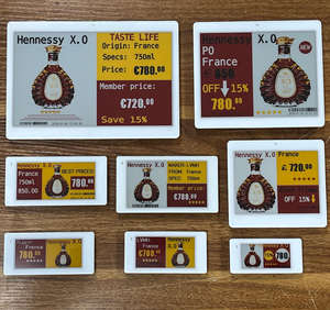 Écran E-Paper OEM 6 pouces pour hypermarché, prix spécial, module d'étiquette E-Paper E-Ink NFC passif 5,8 pouces, prix usine - Product Image 1