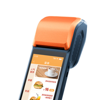 Terminal de point de vente à écran tactile, Android 11, système de point de vente tout-en-un avec lecteur de cartes NFC, Bluetooth, 4G/Wi-Fi, imprimante thermique