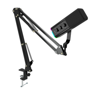Microphone noir, rose et blanc pour la diffusion musicale, le jeu, l'enregistrement sonore, accessoires de bureau pour <span class=keywords><strong>YouTube</strong></span> et le chant - Product Image 6