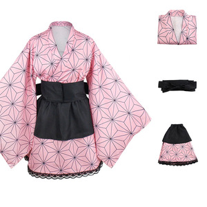 Anime Kamado Tanjirou Demon Slayer <span class=keywords><strong>Cosplay</strong></span> Costume Kimetsu no Yaiba Costume Halloween Kamado Nezuko Agatsuma <span class=keywords><strong>Zenitsu</strong></span> - Product Image 6