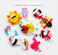 Vente en gros de pinces à cheveux pour enfants, mignonnes, de style dessin animé, avec des fleurs et des fruits, accessoires de Noël, pinces à cheveux pour filles et femmes, pinces à cheveux en forme de canard, fabriquées en Chine
