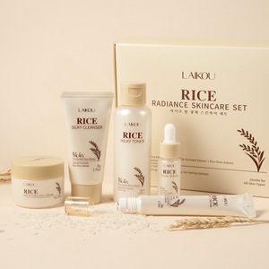 Set di Prodotti per la Cura del <span class=keywords><strong>Viso</strong></span> Naturale a Base di Riso, <span class=keywords><strong>Kit</strong></span> Regalo per la Cura della Pelle, Set Sbiancante per il <span class=keywords><strong>Viso</strong></span> in 5 Pezzi - Product Image 5