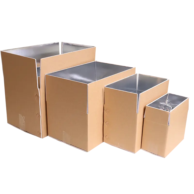 Thermal Insulation Paper Boxes Aluminum Paper Box Frozen Food Packaging Box