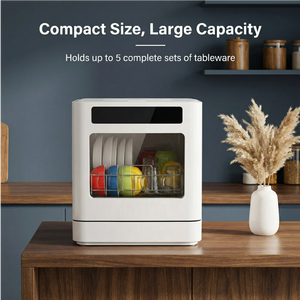 <span class=keywords><strong>Lave</strong></span>-<span class=keywords><strong>vaisselle</strong></span> <span class=keywords><strong>de</strong></span> comptoir intelligent entièrement automatique avec stérilisation à haute température, sans installation, pour hôtels et foyers - Product Image 6