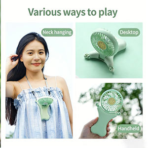 Nuevo ventilador USB mini portátil de mano, ventilador de cuello portátil para exteriores, ventilador de mesa plegable creativo para escritorio. - Product Image 4