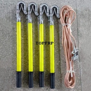 High Voltage Electrical <b>Grounding</b> Line Stick Short Circurit Earthing Kit - Product Image 5