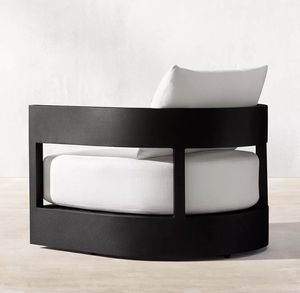 Chaise de jardin fantastique pour l'extérieur, chaise longue pivotante en aluminium - Product Image 2
