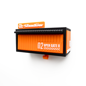 New Unique Shadow Mini Garage <b>Key</b> Hanger Shelf with Display Orange PLA Material for Wall - Product Image 2