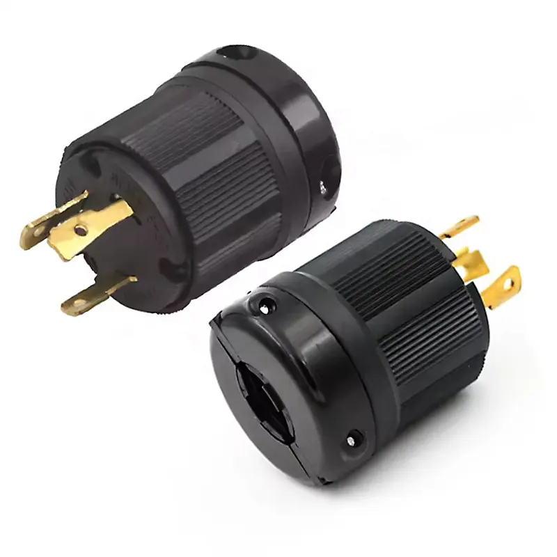 3 Pin 30A Generator Plug Twist Lock 125/250V NEMA L6-30P Replacement Male Plug for RV