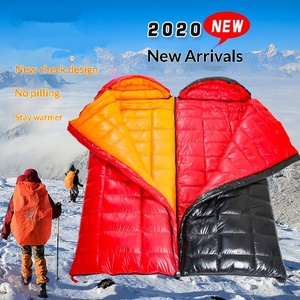 <span class=keywords><strong>Froid</strong></span> extrême -30 ° Sac de couchage en <span class=keywords><strong>duvet</strong></span> d'oie matelassé en forme de C pour adultes, simple, portable, pour le camping d'hiver, la randonnée et le backpacking - Product Image 4