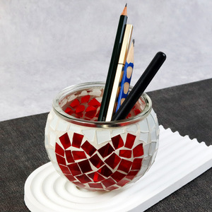 <span class=keywords><strong>Grand</strong></span> chandelier <span class=keywords><strong>en</strong></span> <span class=keywords><strong>verre</strong></span> mosaïque <span class=keywords><strong>en</strong></span> forme de cœur pour Noël et Pâques mariage et décoration d'ornement de festival Qixi - Product Image 3